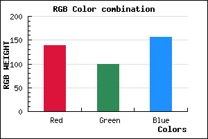 rgb background color #8A649C mixer
