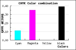 #8A659B color CMYK mixer