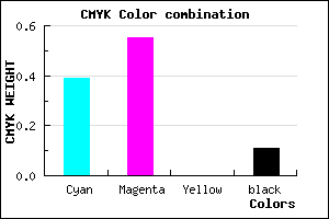 #8A65E2 color CMYK mixer
