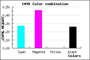 #8A67BD color CMYK mixer