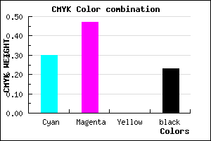 #8A68C4 color CMYK mixer