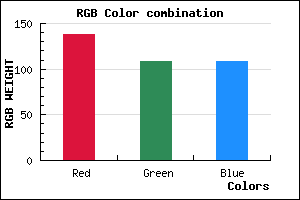 rgb background color #8A6C6C mixer