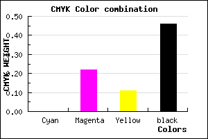#8A6C7B color CMYK mixer