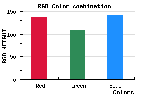rgb background color #8A6C8E mixer