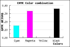 #8A6CA2 color CMYK mixer