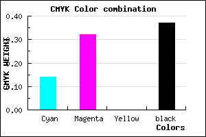 #8A6DA1 color CMYK mixer
