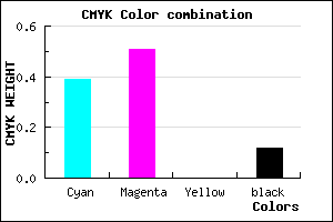 #8A6FE1 color CMYK mixer