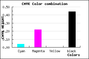#8A7090 color CMYK mixer
