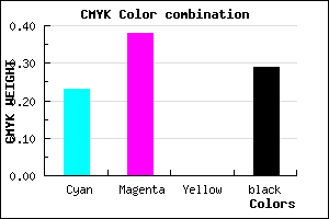 #8A70B4 color CMYK mixer