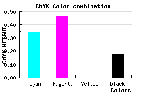 #8A70D0 color CMYK mixer