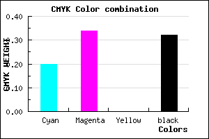 #8A73AD color CMYK mixer