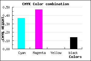 #8A74DC color CMYK mixer