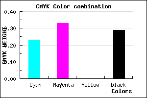 #8A78B4 color CMYK mixer