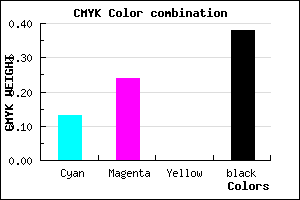 #8A799F color CMYK mixer