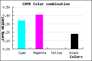 #8A7AD0 color CMYK mixer