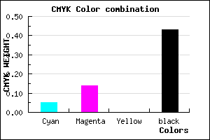 #8A7D91 color CMYK mixer