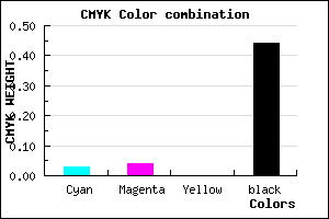 #8A898F color CMYK mixer