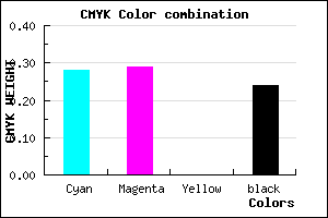 #8A89C1 color CMYK mixer