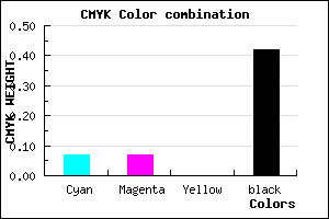 #8A8A94 color CMYK mixer
