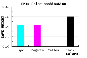 #8A8AB2 color CMYK mixer