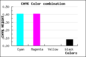 #8A8AEA color CMYK mixer