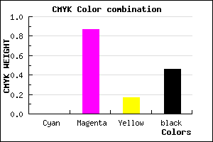 #8A1272 color CMYK mixer