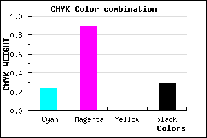 #8A12B4 color CMYK mixer