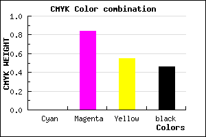 #8A163E color CMYK mixer