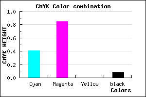#8A24EB color CMYK mixer