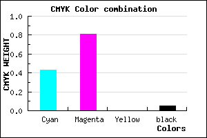 #8A2DF3 color CMYK mixer