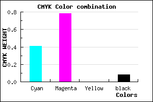 #8A34EB color CMYK mixer