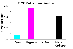 #8A4195 color CMYK mixer