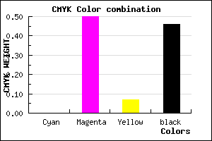 #8A4581 color CMYK mixer