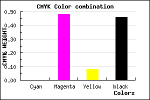 #8A487F color CMYK mixer