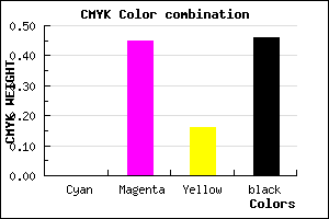 #8A4C74 color CMYK mixer