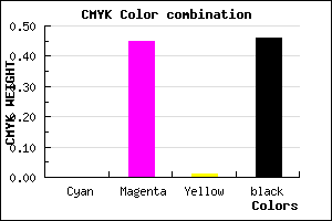 #8A4C88 color CMYK mixer