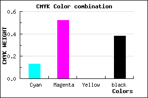 #8A4C9E color CMYK mixer