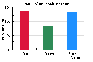 rgb background color #8A5286 mixer