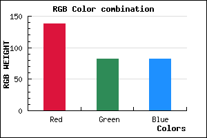 rgb background color #8A5252 mixer