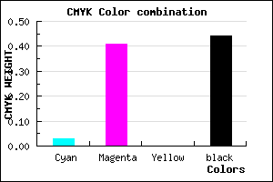 #8A558F color CMYK mixer