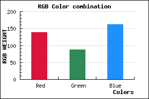 rgb background color #8A58A2 mixer