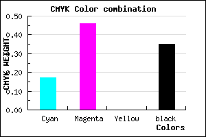 #8A5AA6 color CMYK mixer