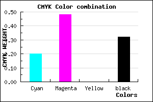 #8A5AAD color CMYK mixer