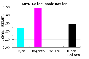 #8A5EB6 color CMYK mixer