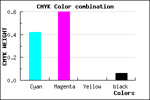 #8A5FEF color CMYK mixer