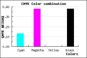 #8A629E color CMYK mixer