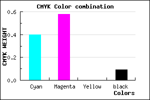 #8A62E7 color CMYK mixer
