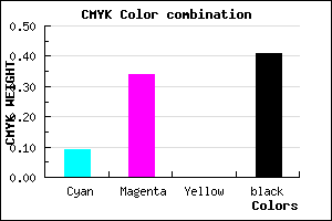 #8A6397 color CMYK mixer