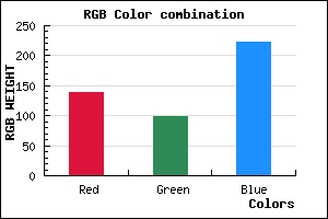 rgb background color #8A63DF mixer