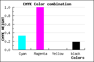 #8B00D1 color CMYK mixer